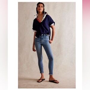 Free People // We the free raw high-rise jegging